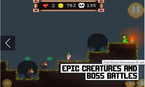 Pixel Wizard Adventures 2D