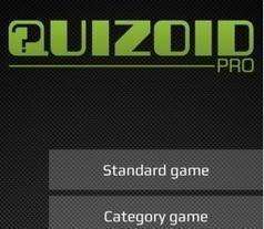 Quizoid Pro: Catégorie Trivia