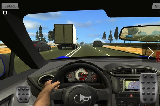 Gameplay screenshot from Racing Online for Android