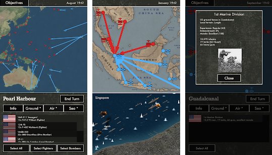 Gameplay screenshot from pacific fire for Android