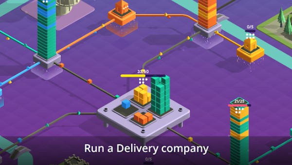 Gameplay screenshot from package inc for Android