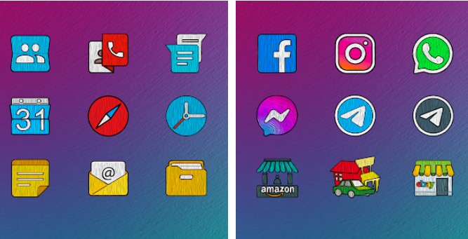 paquete de iconos de pintura MOD APK Android
