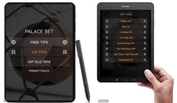 Gameplay screenshot from palace betting tips for Android