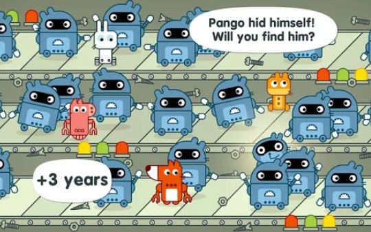 Gameplay screenshot from pango hide and seek for Android