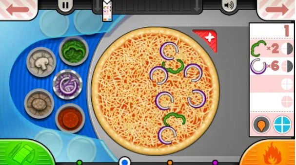 Gameplay screenshot from papa s pizzeria to go for Android