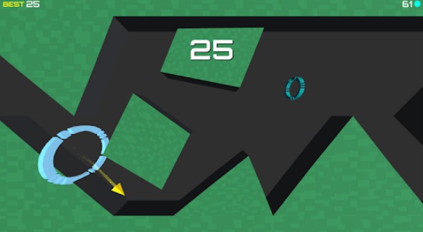 Gameplay screenshot from paper dash for Android