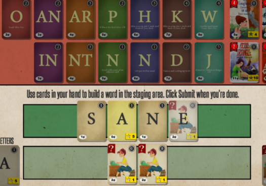 Gameplay screenshot from paperback for Android