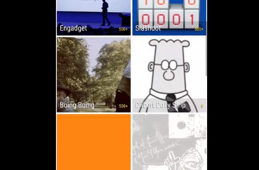 Gameplay screenshot from paperboy feedly rss news reader for Android