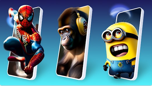 Gameplay screenshot from parallax 3d live wallpapers for Android