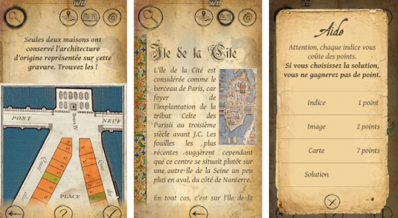 Gameplay screenshot from paris mysteres for Android