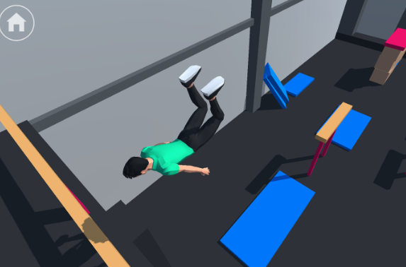 Gameplay screenshot from parkour flight for Android