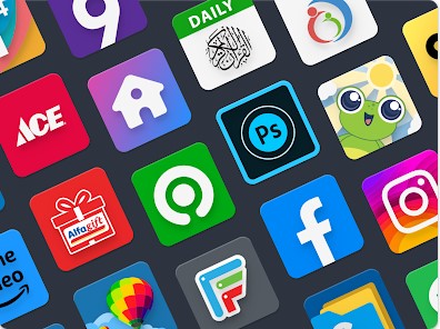 Gameplay screenshot from pasagi icon pack for Android