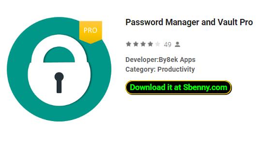 password manager and vault pro