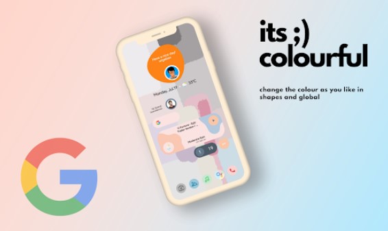 Gameplay screenshot from pastel kwgt for Android