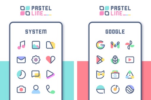 pastellfarbenes Iconpack MOD APK für Android
