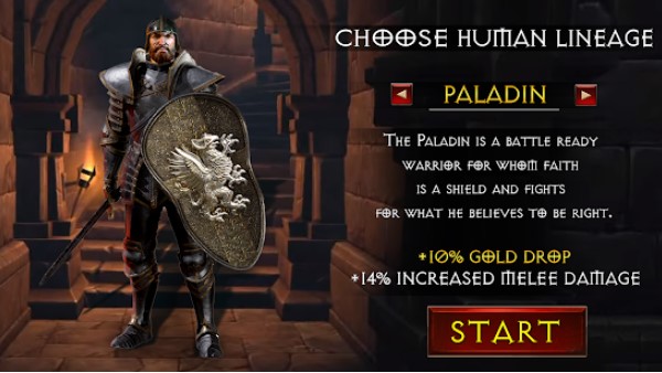 Gameplay screenshot from path of evil immortal hunter for Android
