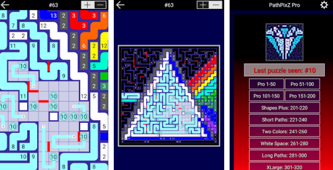 Gameplay screenshot from pathpix pro for Android