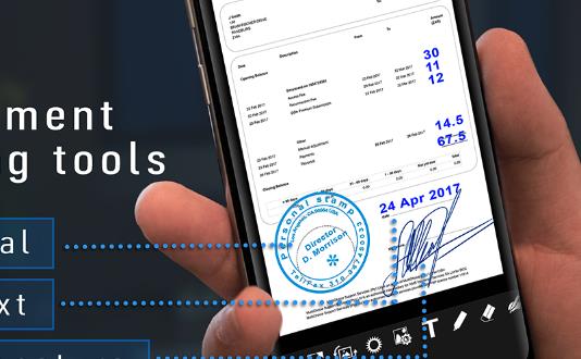 Gameplay screenshot from pdf scanner document scanner plus ocr free for Android