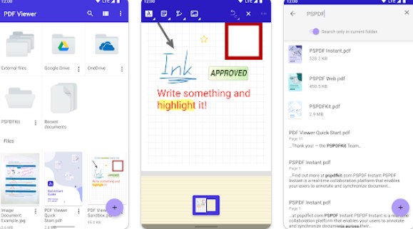 Gameplay screenshot from pdf viewer pro for Android
