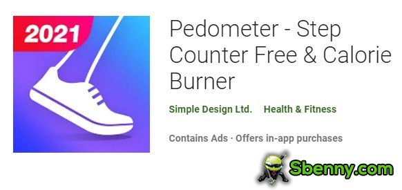 pedometer langkah counter gratis lan burner kalori