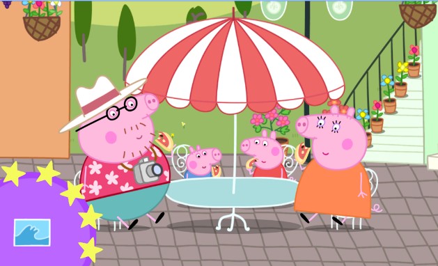 Gameplay screenshot from peppa pig holiday for Android