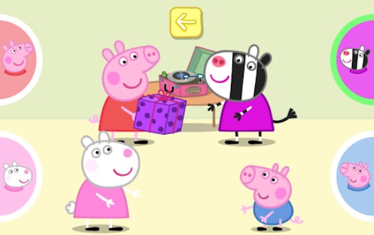 Gameplay screenshot from peppa pig party time for Android