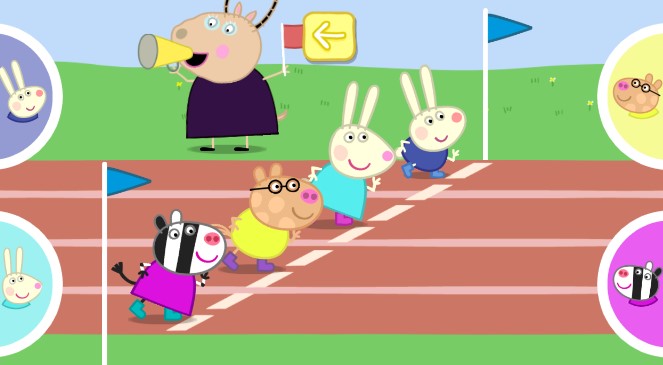 Gameplay screenshot from peppa pig sports day for Android