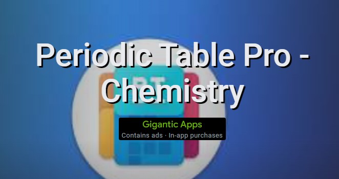 periodic table pro chemistry