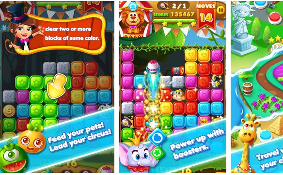 Gameplay screenshot from pet circus for Android