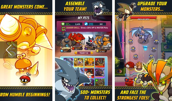 Gameplay screenshot from pet monsters for Android