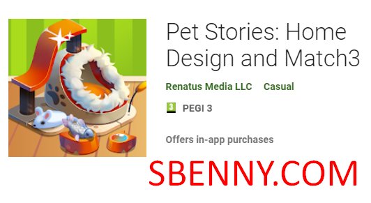 pet stories home design and match3