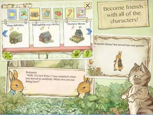 Gameplay screenshot from peter rabbit s garden for Android