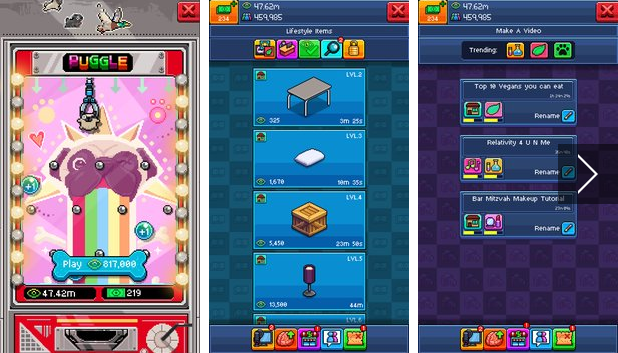 Gameplay screenshot from pewdiepie s tuber simulator for Android