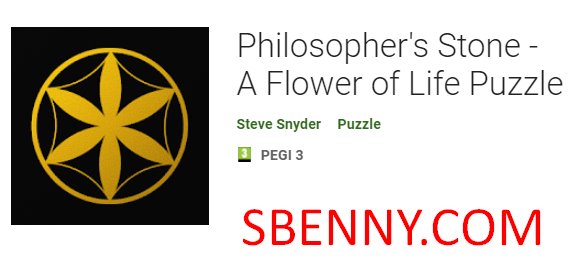 puzzle philosophe pierre une fleur de vie