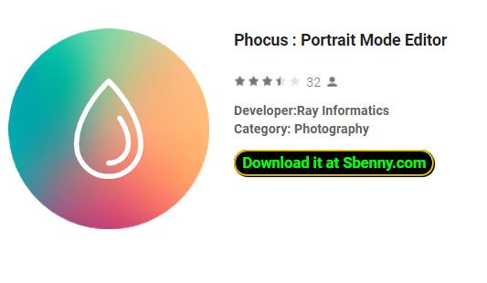 editor de modo retrato phocus