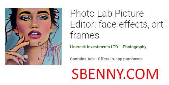 marcos de arte de efectos de cara de editor de imágenes de laboratorio fotográfico