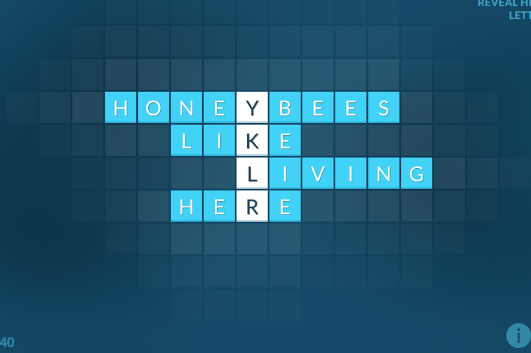 Gameplay screenshot from phrase shift for Android