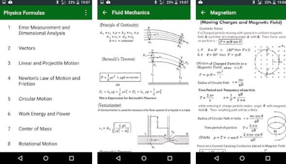 Gameplay screenshot from physics formula for Android