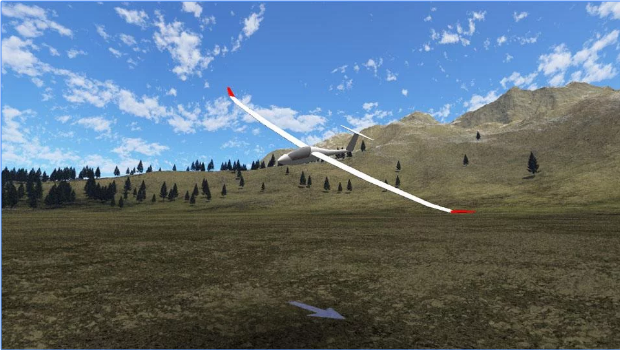 Gameplay screenshot from picasim flight simulator for Android