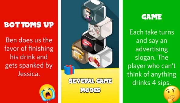 Gameplay screenshot from picolo drinking game for Android