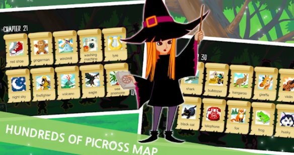 Gameplay screenshot from picross friends for Android