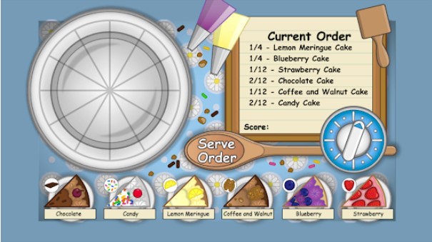 Gameplay screenshot from piece of cake for Android