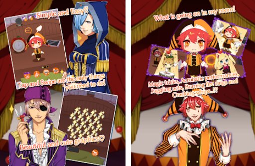 Gameplay screenshot from pierrot s and your circus for Android