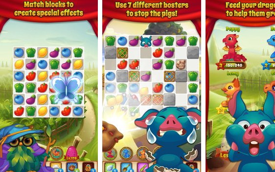 Gameplay screenshot from pig and dragon for Android