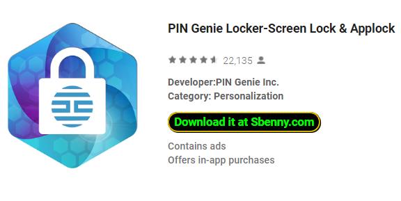 pin genie locker screen lock and applock