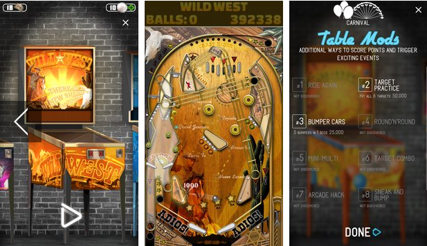 Gameplay screenshot from pinball deluxe reloaded unreleased for Android