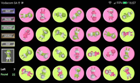 Gameplay screenshot from pivoting people for Android