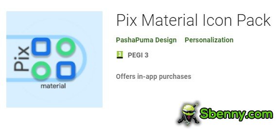 pix material icon pack