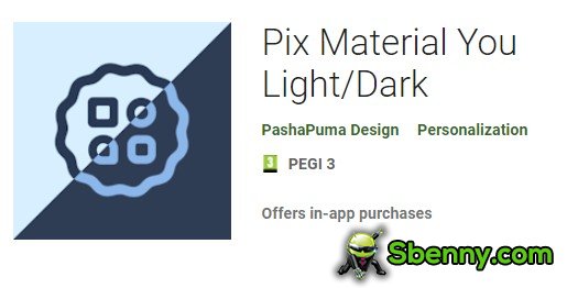 pix material you light dark