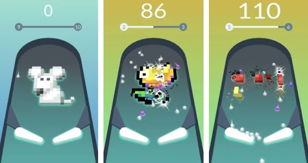 Gameplay screenshot from pixball break for Android